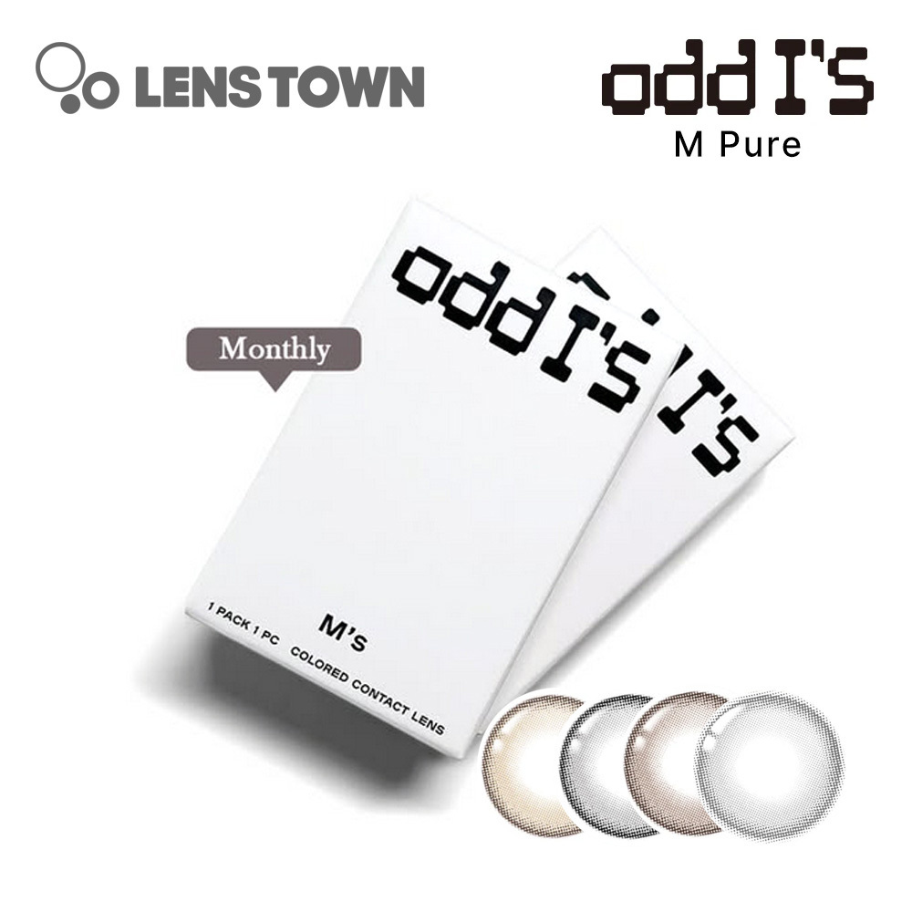 Lenstown Odd I's M Pure 1 Month 美瞳 彩色 月拋 隱形眼鏡 1片