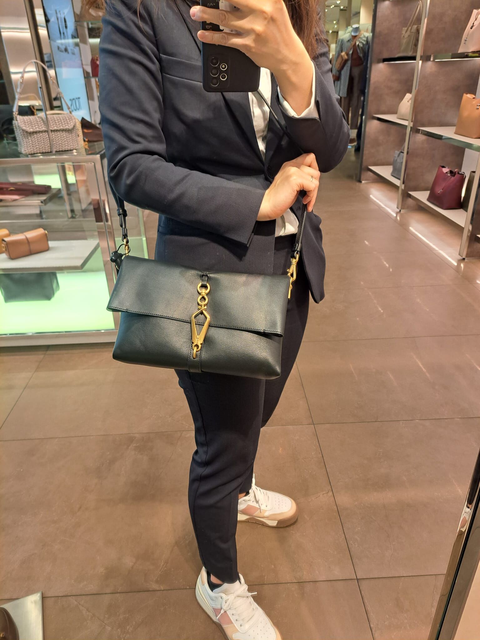 Tods Bag XBWM MSC Tracollina Flap bag Black