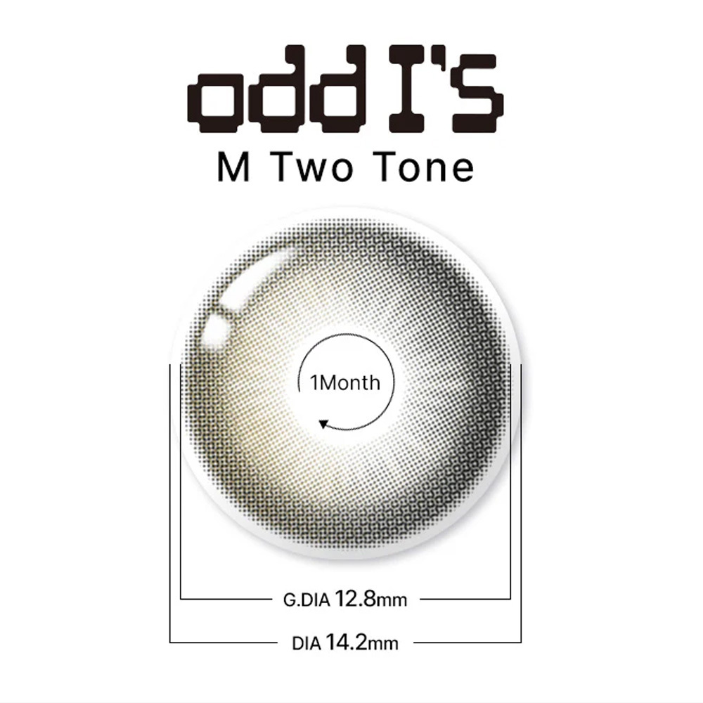 Lenstown Odd I's M Two Tone 1 Month 美瞳 彩色 月拋 隱形眼鏡 1片