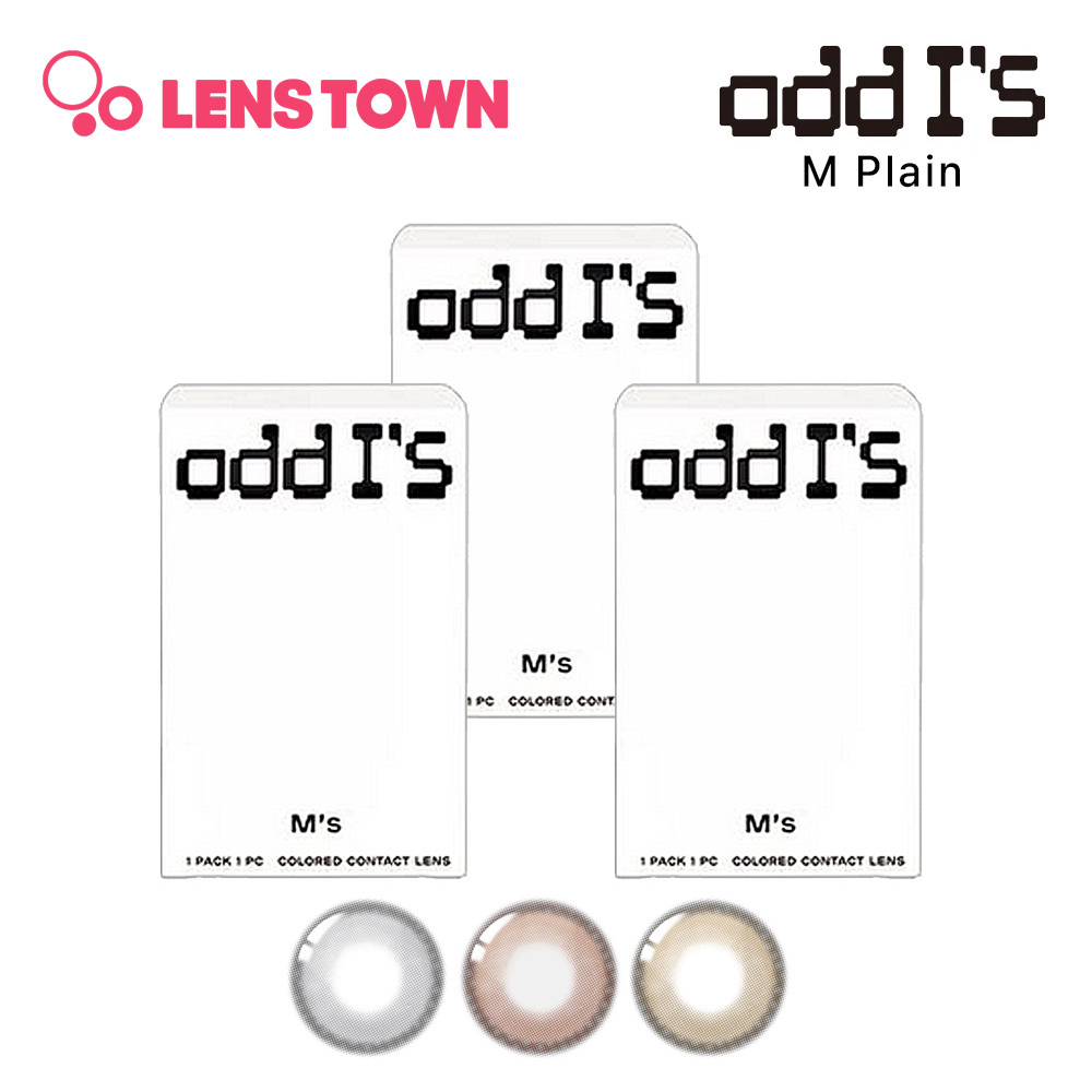 Lenstown Odd I's M Plain 1 Month 美瞳 彩色 月拋 隱形眼鏡 1片