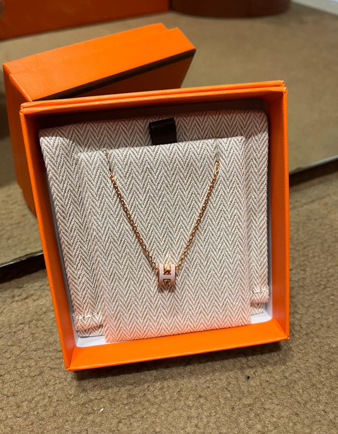 Mini pop h necklace F2 poudre cd