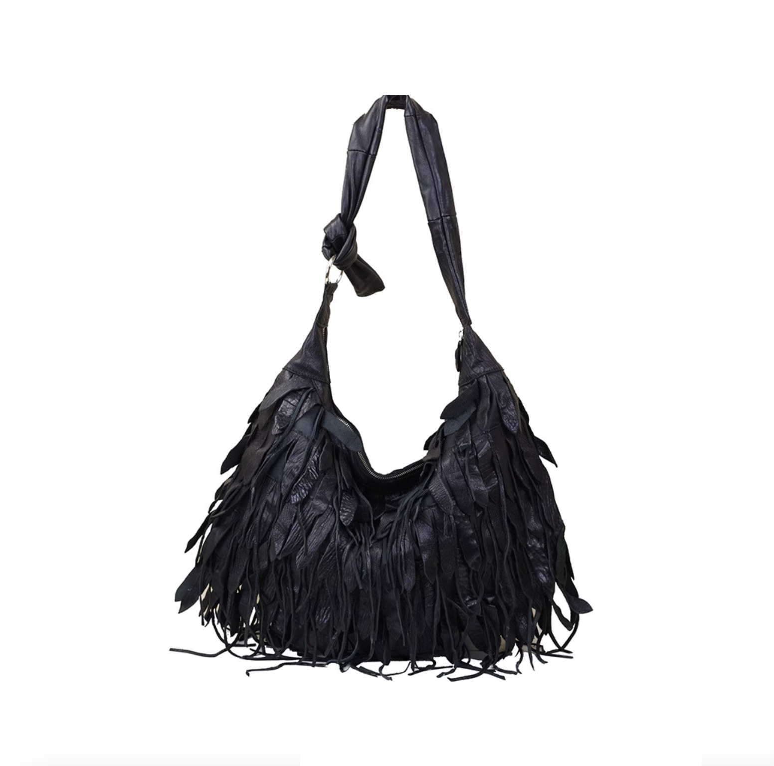 HK07 精選真皮流蘇單肩包 / 斜背包