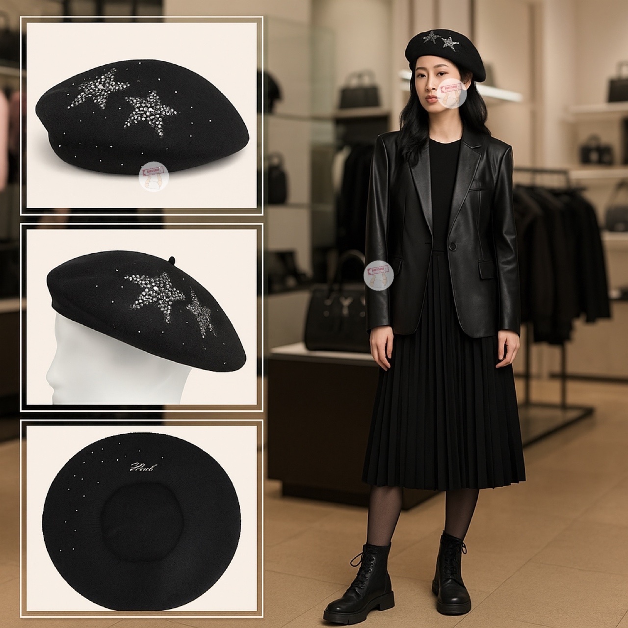 【預購】 K01009888 Karl Lagerfeld 羊毛帽