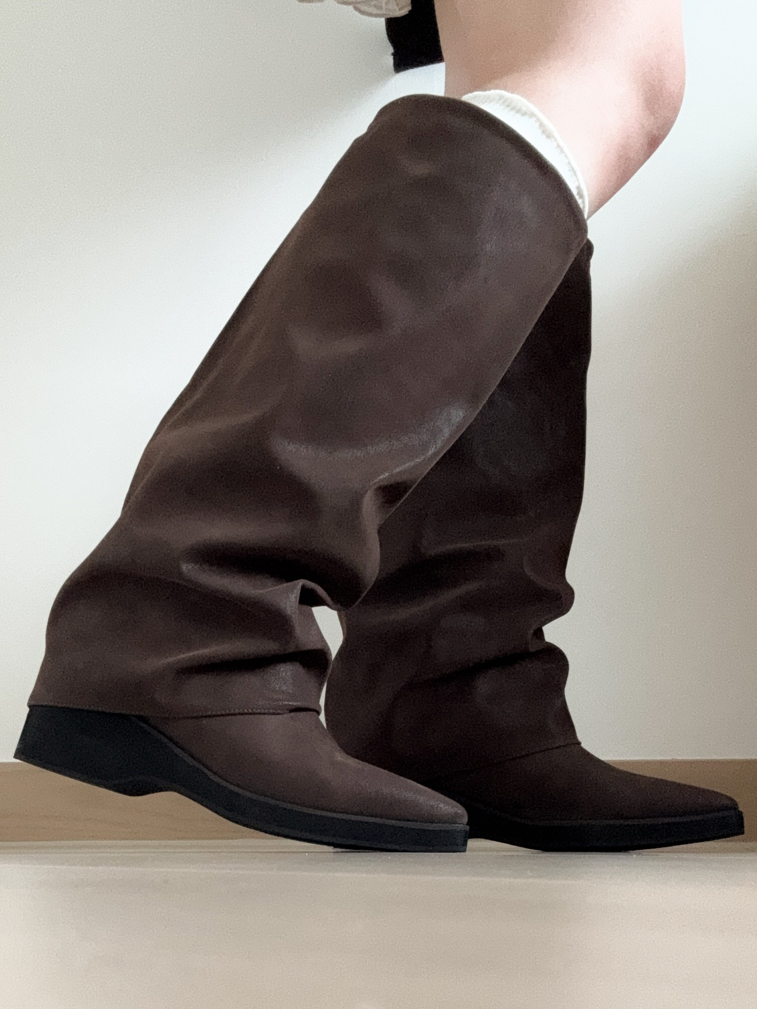 韓國大熱//堆堆麂皮BOOT