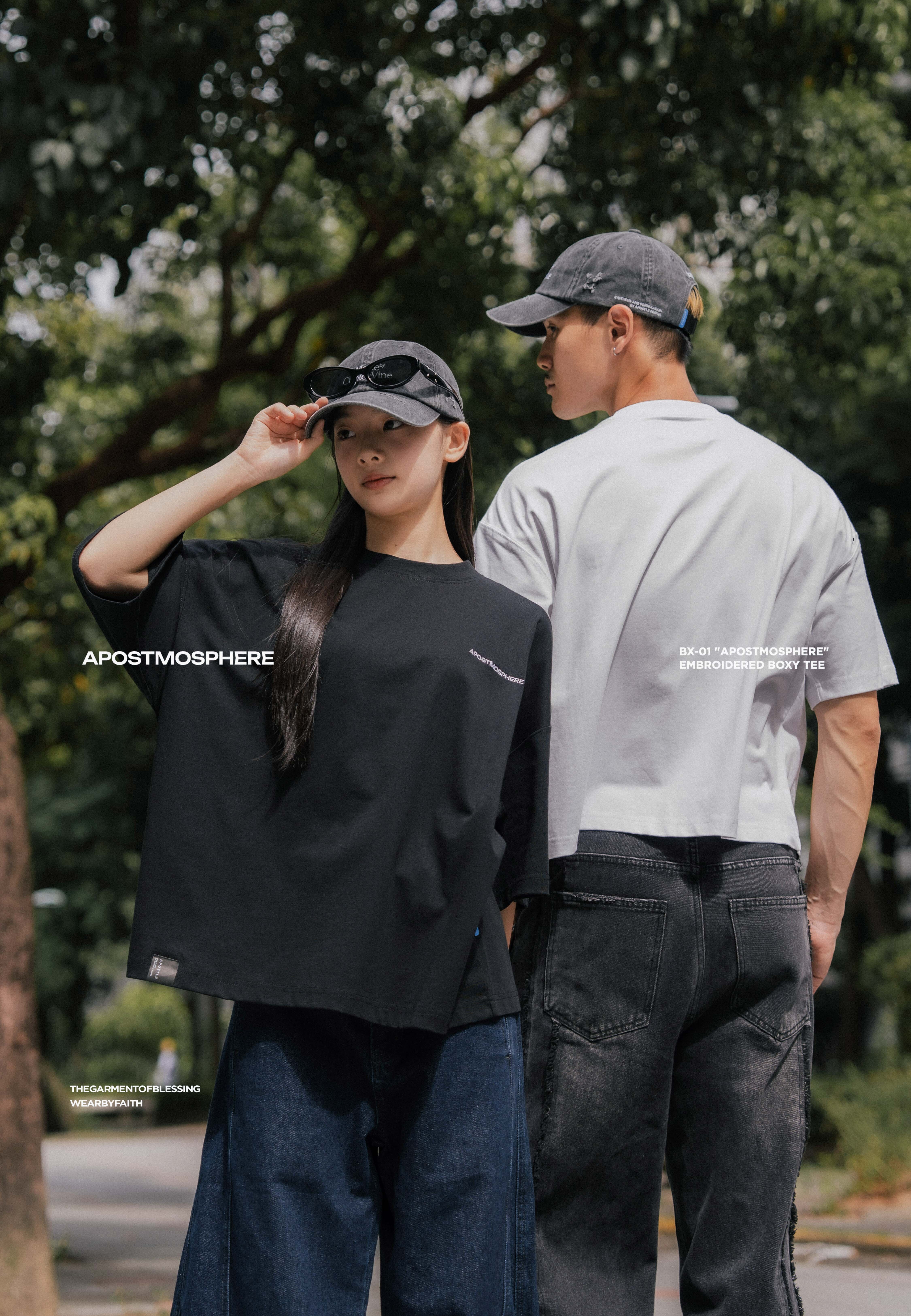 Apostle BX-01 "APOSTMOSPHERE" Embroidered Boxy Tee