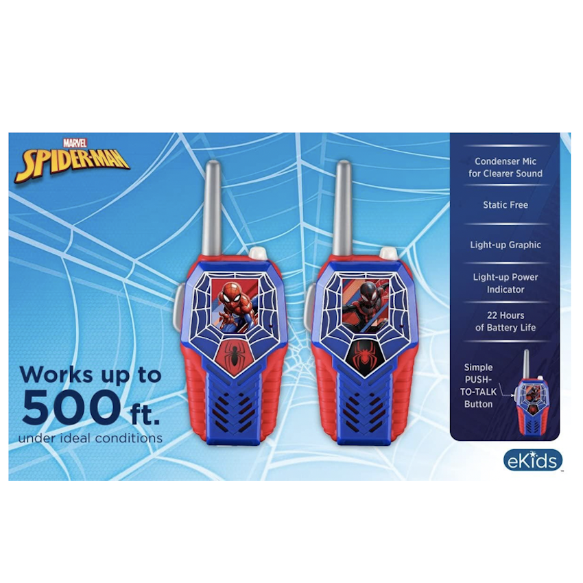 美國 SpiderMan 對講機玩具