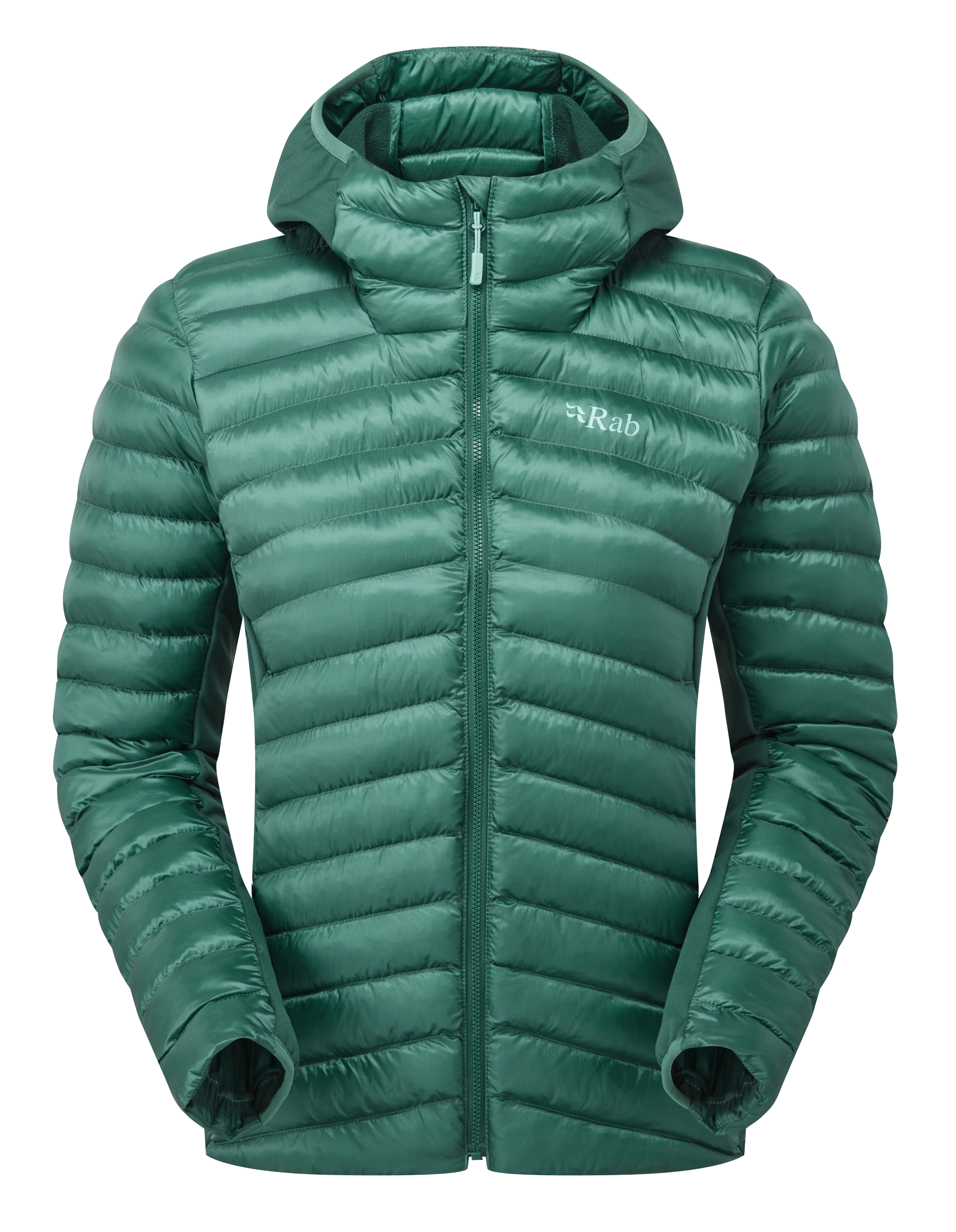 Rab Women's Cirrus Flex Insulated Hooded Jacket #QIP-32 ( Eucalyptus/Green Slate •  EGS )
