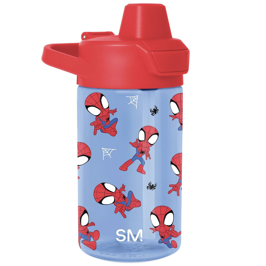美國 Simple Modern 塑膠兒童吸管水壺 - Spidey