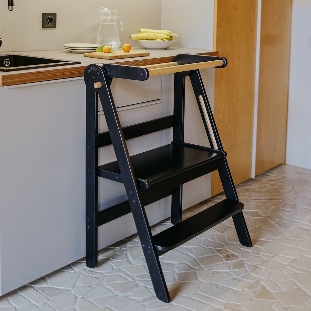 雙人款-曜石黑 | PEAK 旗艦款兒童學習梯