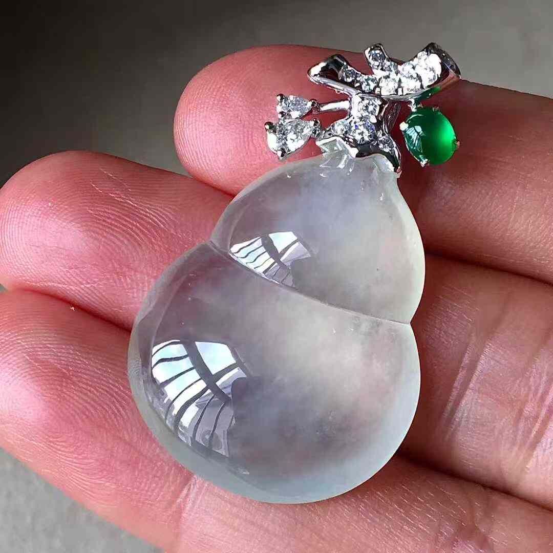 9245556 翡翠冰種葫蘆