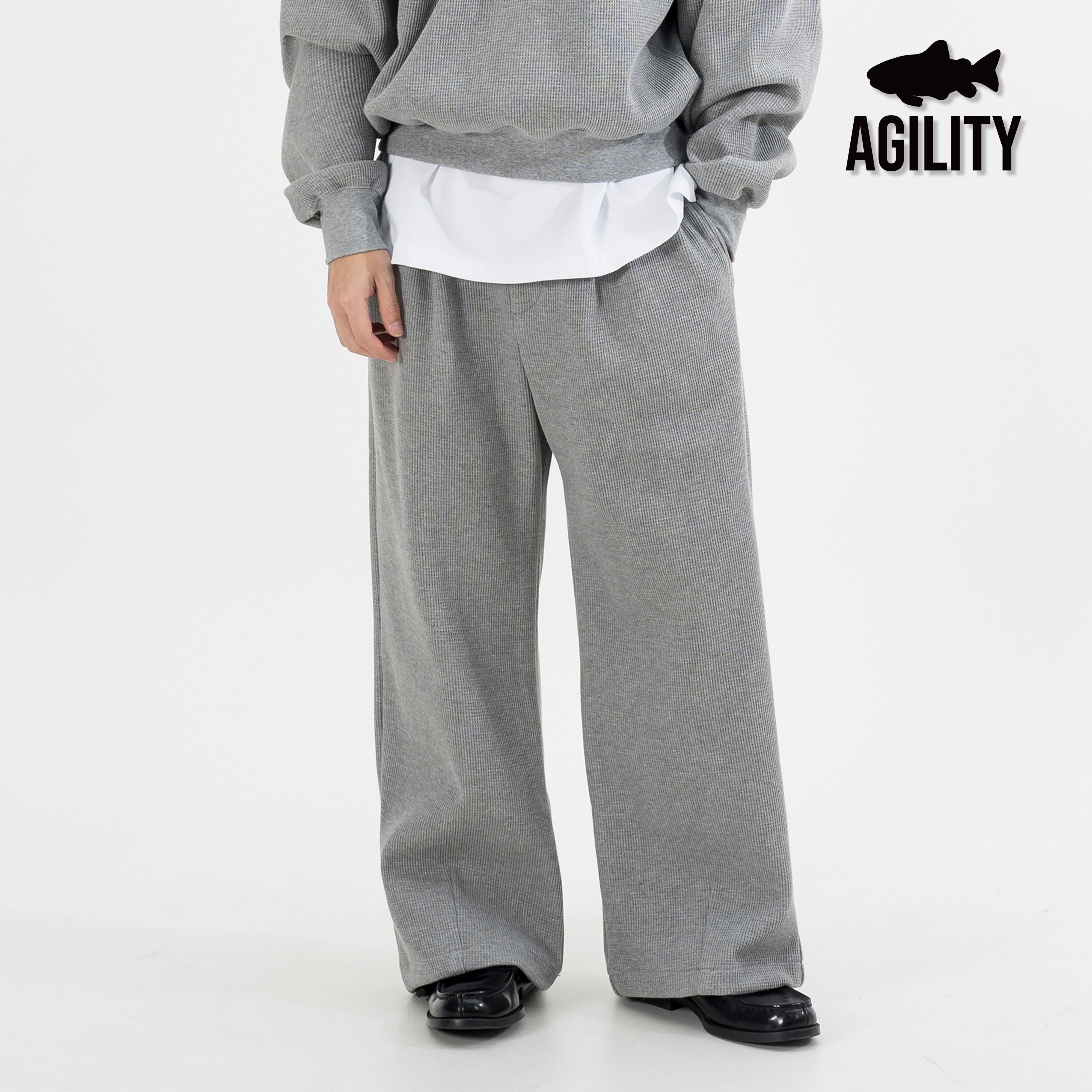 AGILITY Waffle Wide Leg Pants 闊腿版型 華夫格 棉褲 [WP3]