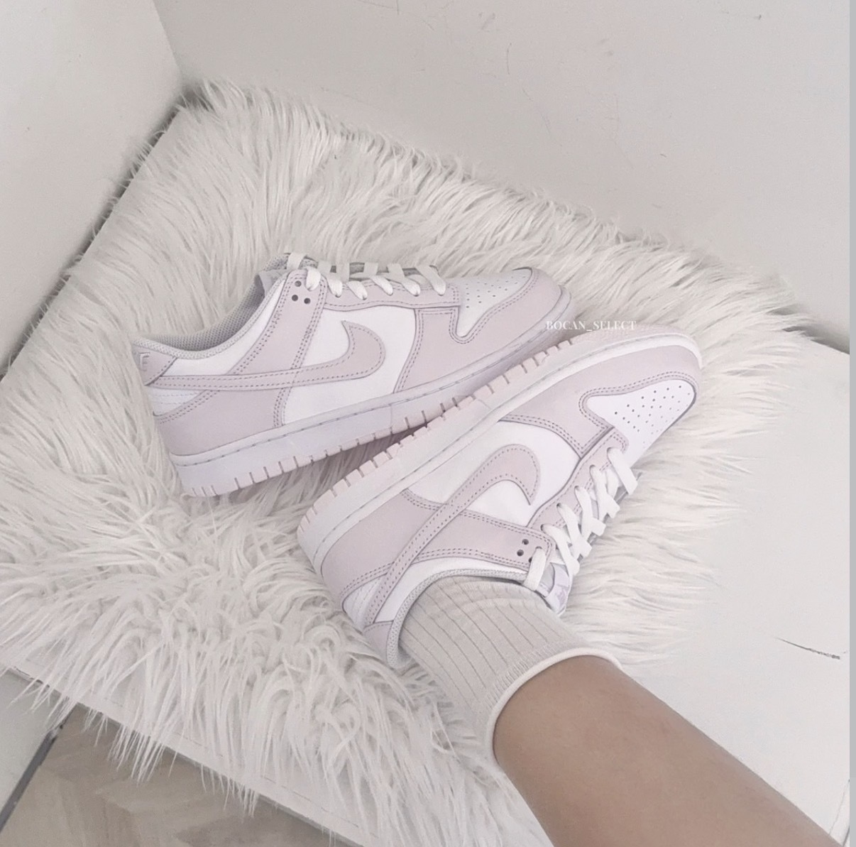 NIKE DUNK GS 淺紫 白粉