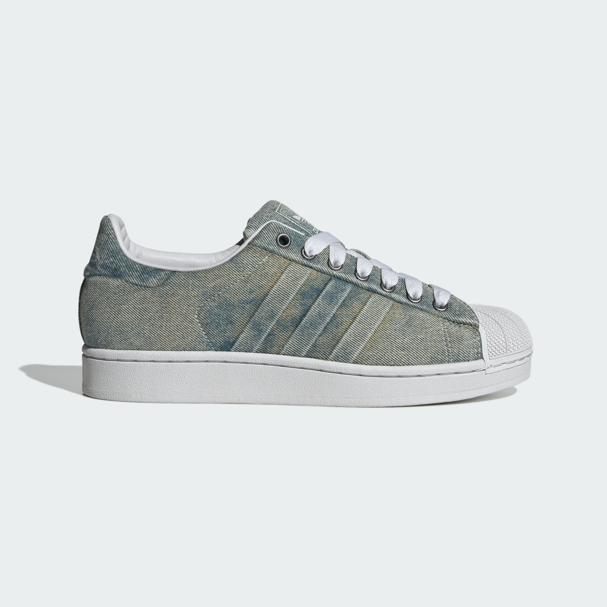 Adidas Superstar II PREM 牛仔丹寧綠 貝殼頭 刷舊水洗 復古休閒鞋 JQ3239