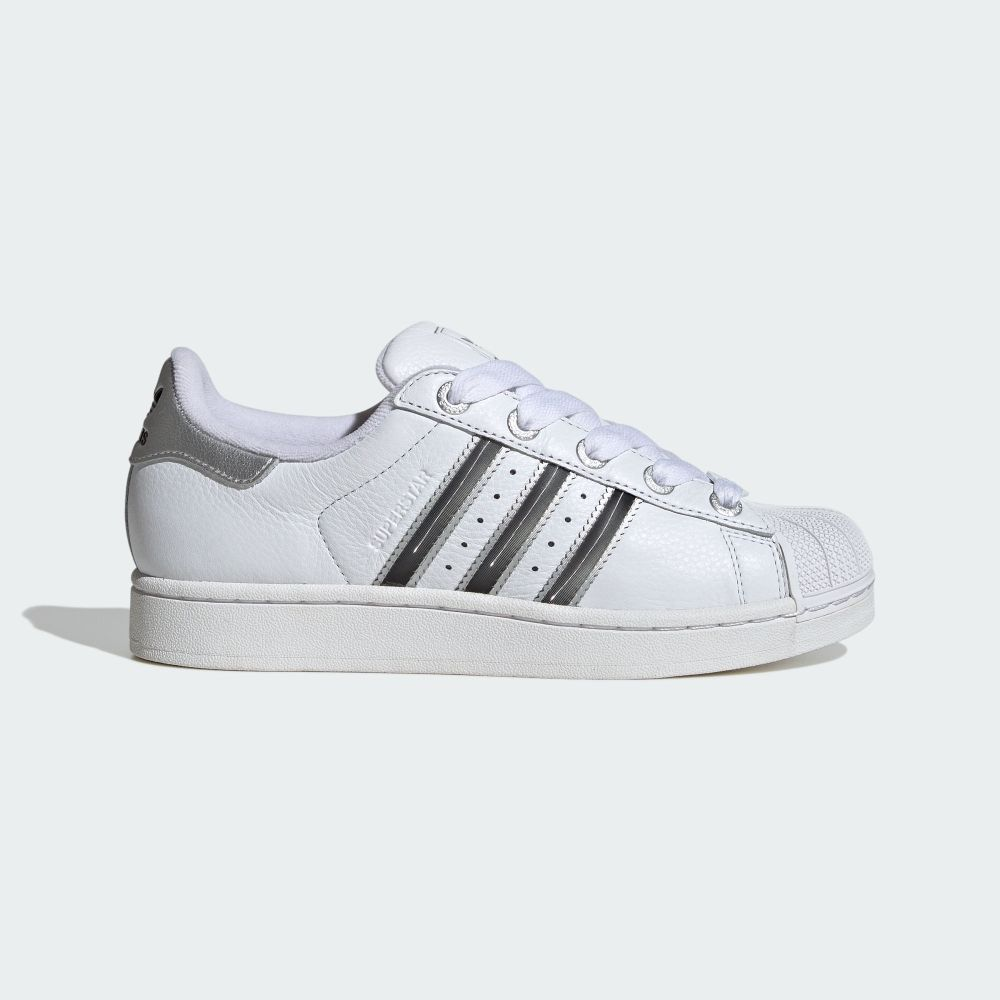 Adidas Superstar II 銀白色 貝殼頭 女款 復古休閒鞋 JR4233