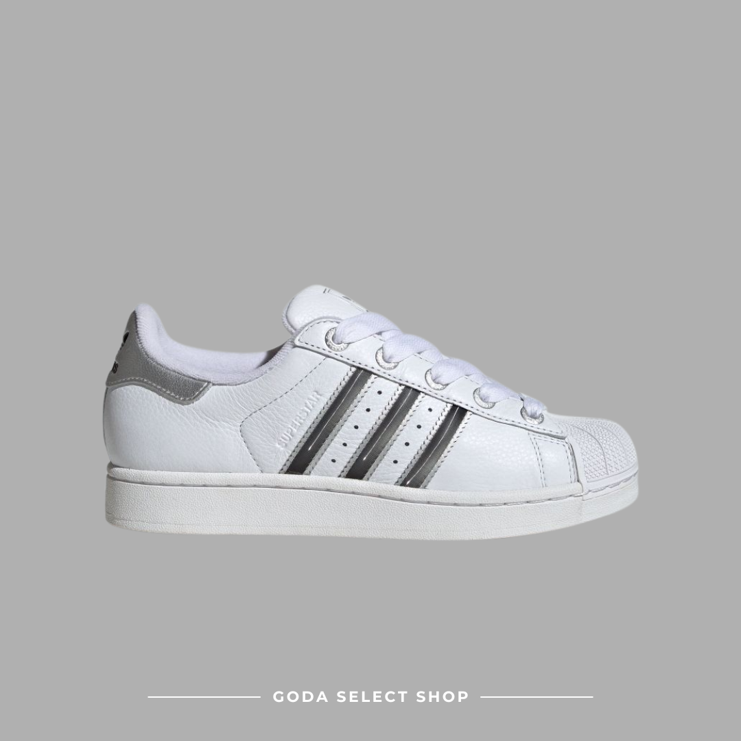 Adidas Superstar II 銀白色 貝殼頭 女款 復古休閒鞋 JR4233