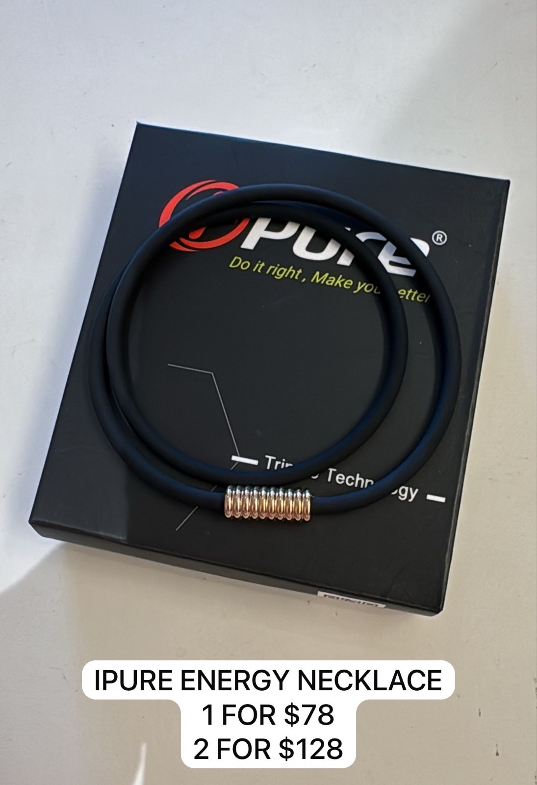 (2) IPURE ENERGY NECKLACE