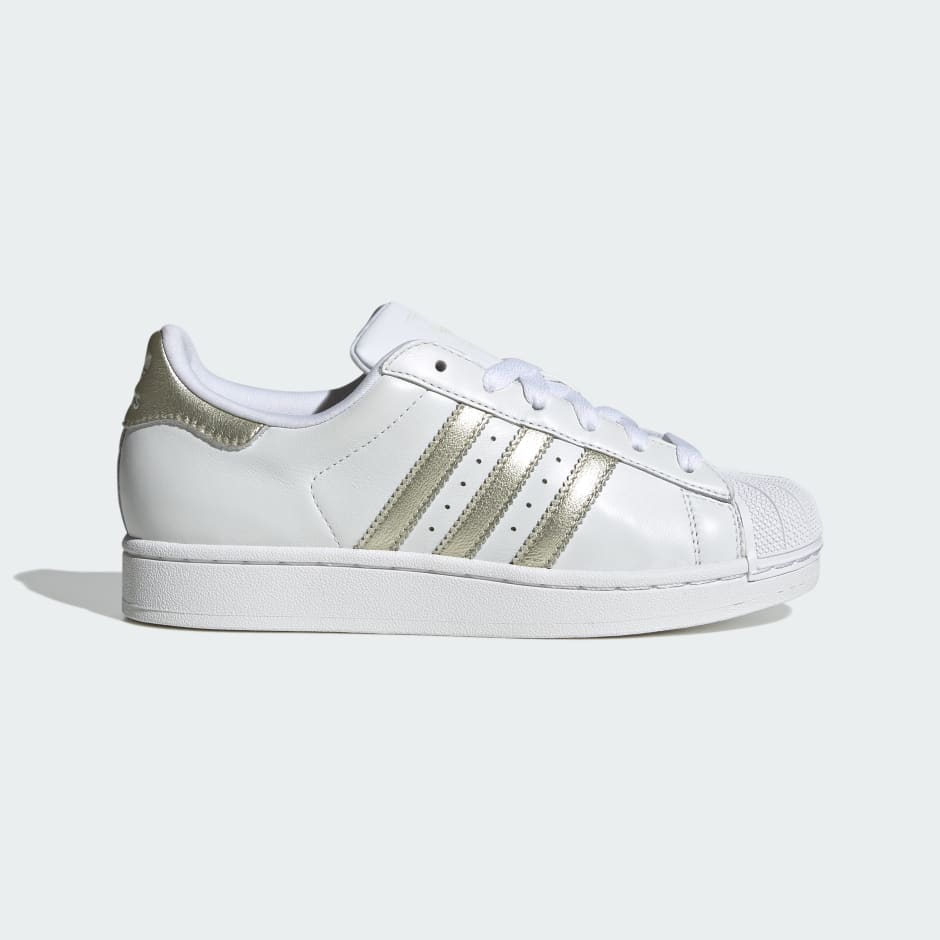 Adidas Superstar II 白金色 貝殼頭 女款 復古休閒鞋 JQ6457