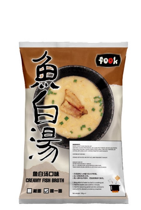 (4719)【多件優惠】【老田面館】魚頭米快熟麵 100g (1套4包)