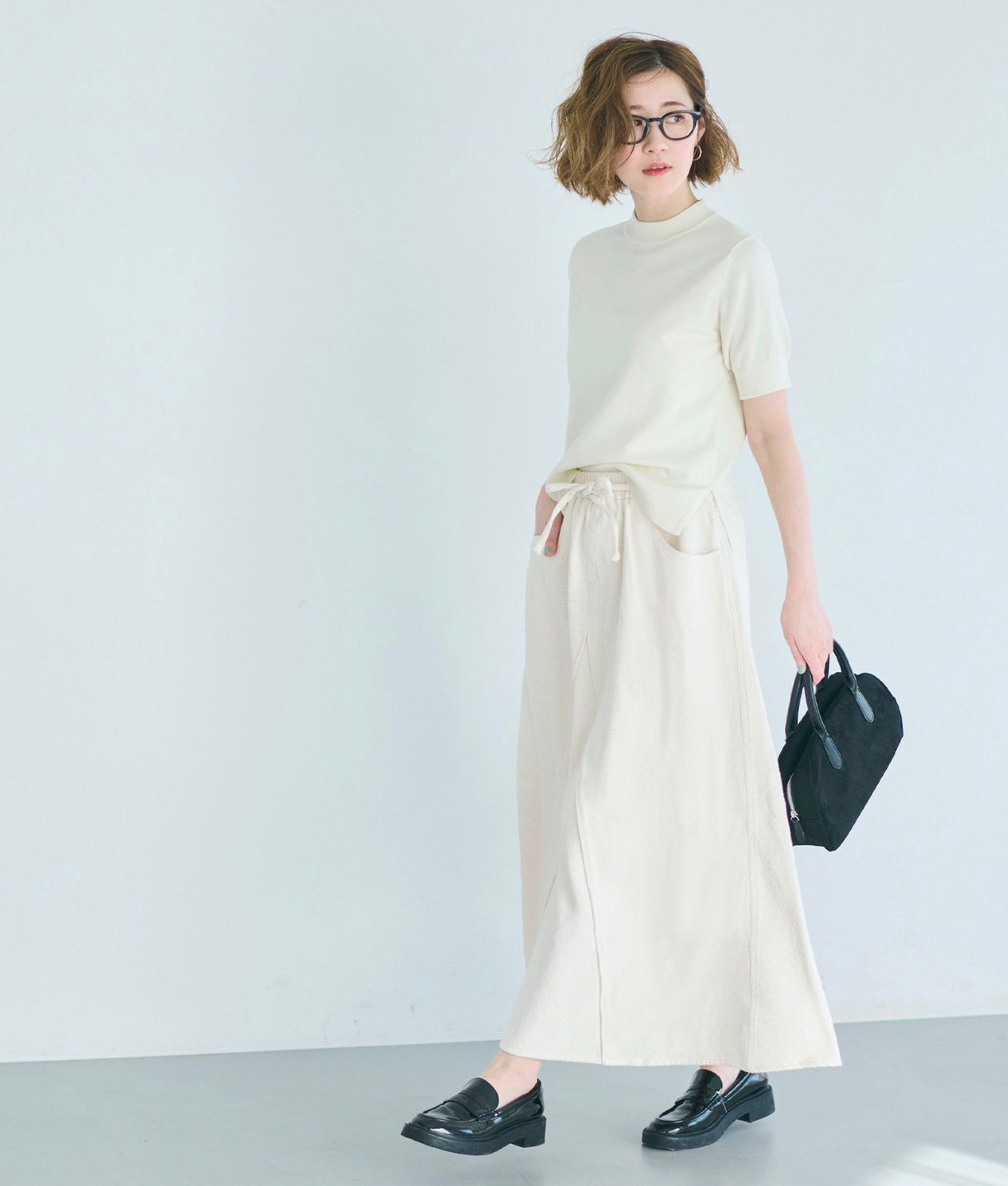 【預購】JN100604 coca 牛仔喇叭裙