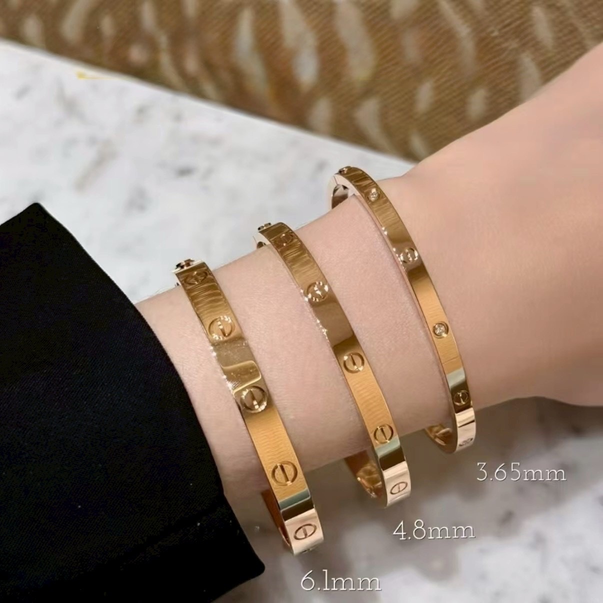 【中版】18k”ct LOVE經典鎖釘鑽手鐲”高奢定製全系列2.0