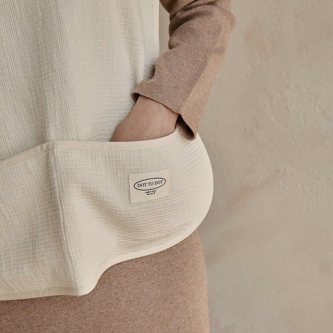 DTD簡約純棉多用途媽咪哺乳圍裙