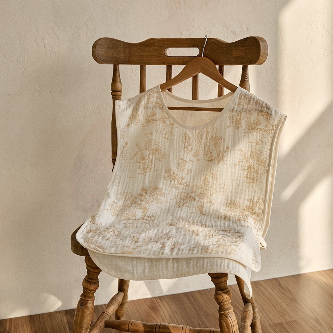 DTD浪漫茹伊印花系列-莫代爾多用途媽咪哺乳圍裙