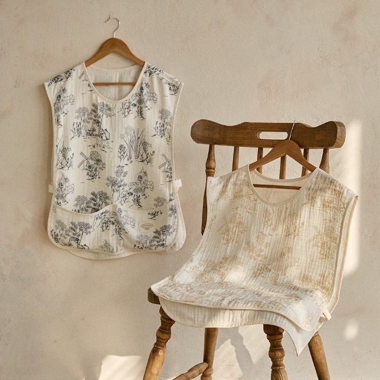 DTD浪漫茹伊印花系列-莫代爾多用途媽咪哺乳圍裙