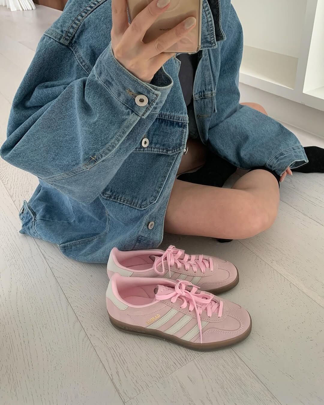 ADIDAS GAZELLE INDOOR 霧霾粉 柔粉 櫻花粉 奶油色 焦糖底 女鞋 JI2716 / 現貨