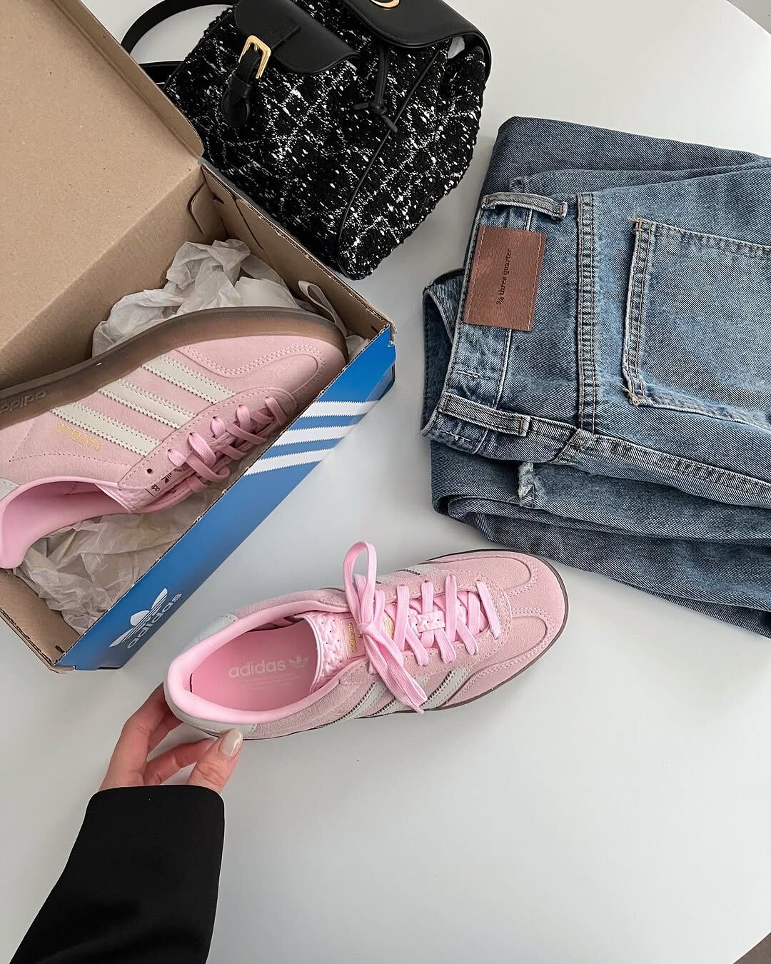 ADIDAS GAZELLE INDOOR 霧霾粉 柔粉 櫻花粉 奶油色 焦糖底 女鞋 JI2716 / 現貨