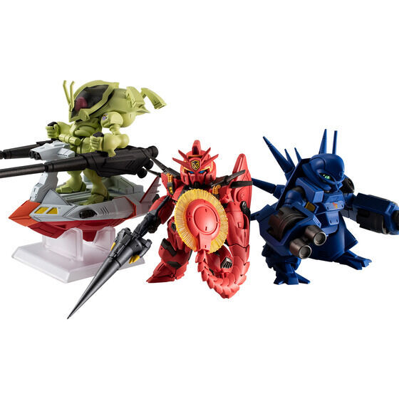 [魂SHOP限定] FW CONVERGE 機動戰士海盜高達 鋼鐵之七人 A Team套裝 FW GUNDAM CONVERGE Mobile Suit Crossbone Gundam STEEL SEVEN A TEAM SET W/O GUM