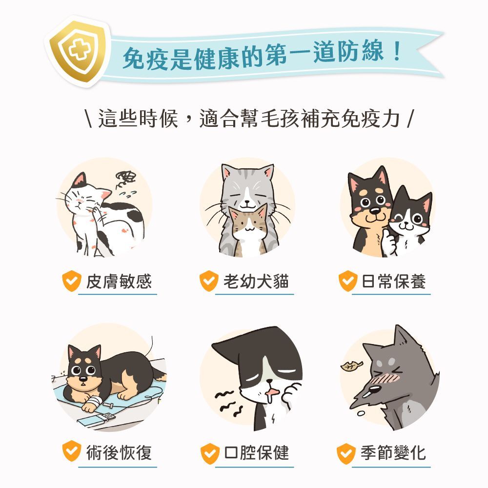 DogCatStar Immune Support Lickable Supplements for Dogs & Cats  (6g x 20包)