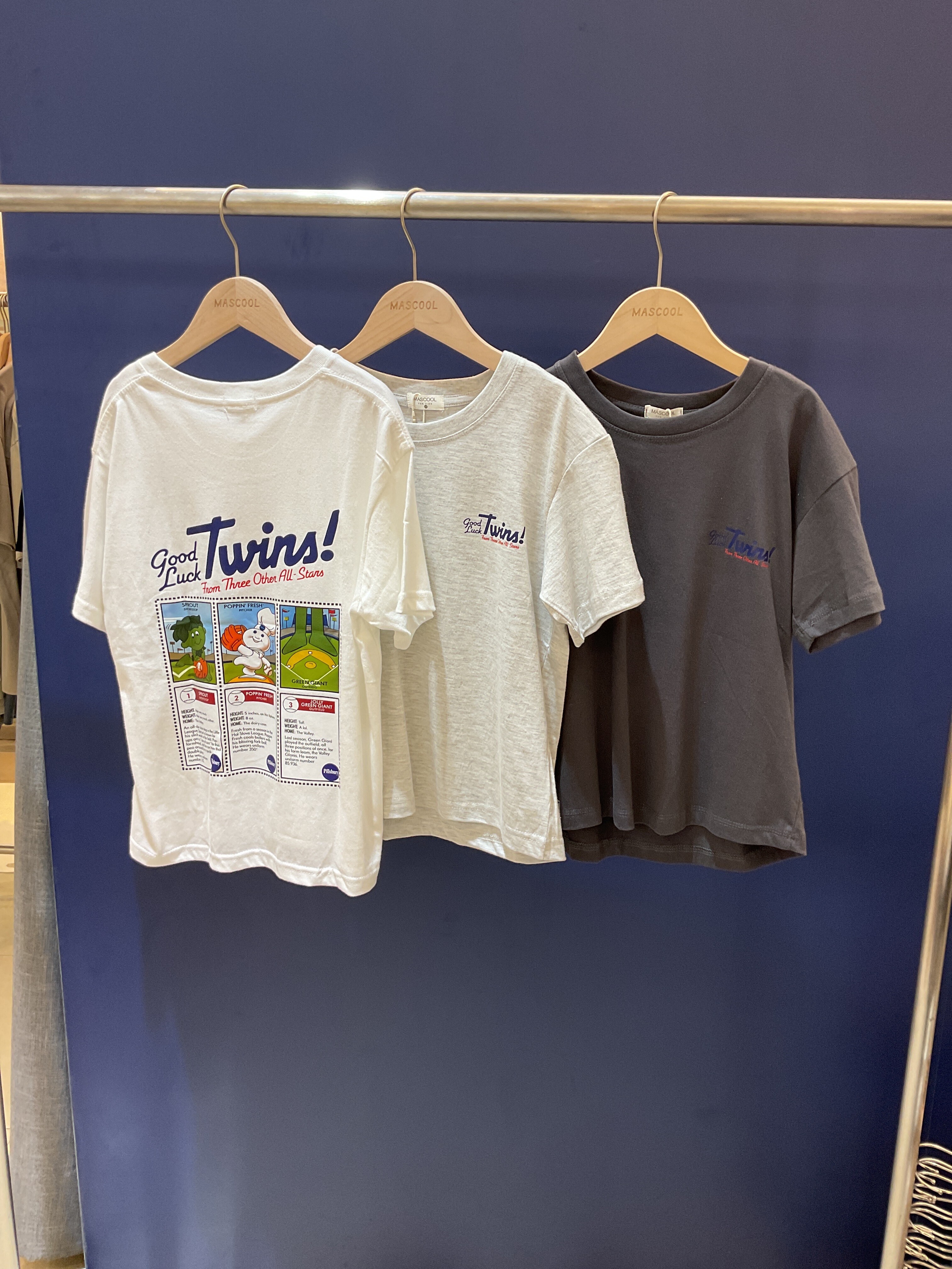 MS-KID10 TWINA動物棒球兒童短袖