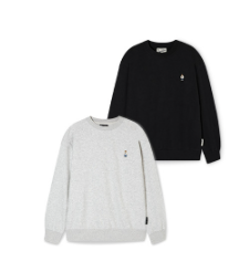 【現貨】【WHOAU】(2PACK)Steve Sweatshirt[B] *更正！！套裝沒有抓毛，單件才有抓毛！下單請注意*