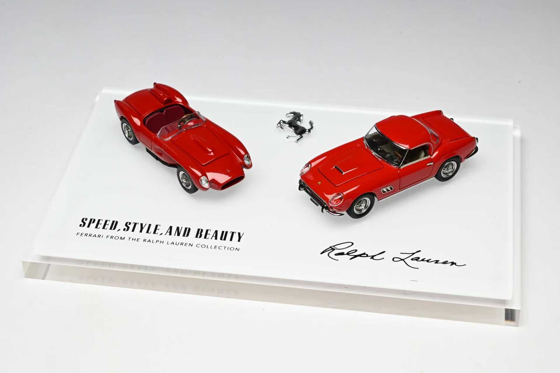 預訂:1/64 GFCC Ferrari California & 250 Testa Rossa Red LHD (GFCCFC250TRR )
