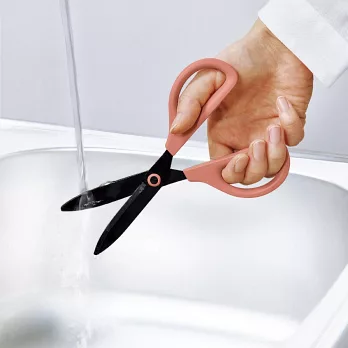 SAXA 可水洗 料理用剪刀 白 / 粉｜KOKUYO 日本