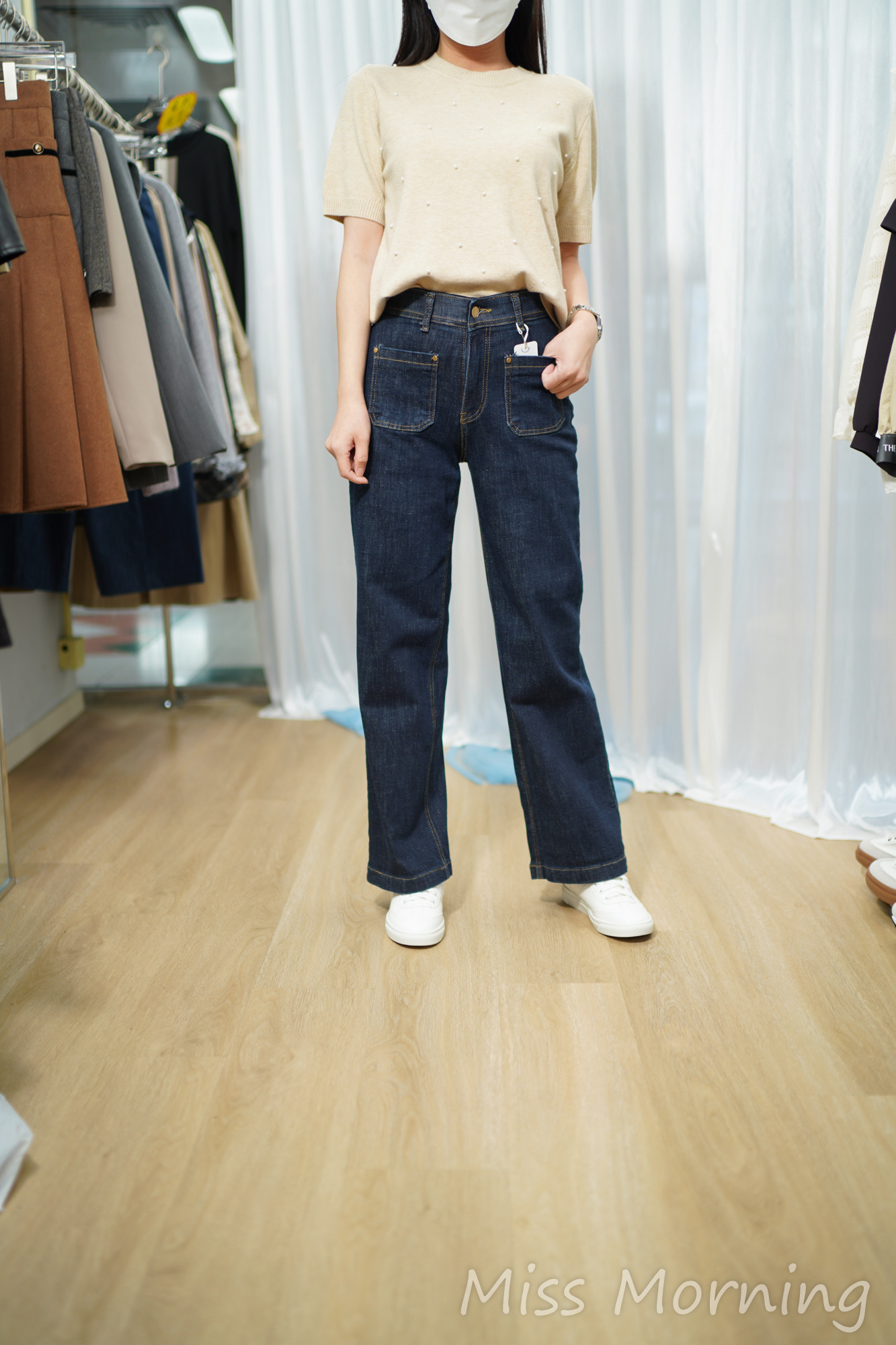 好手感釘珠上衣(14834)