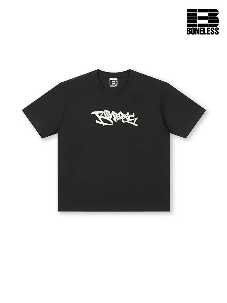 BONELESS 肌理感 塗鴉印花短袖