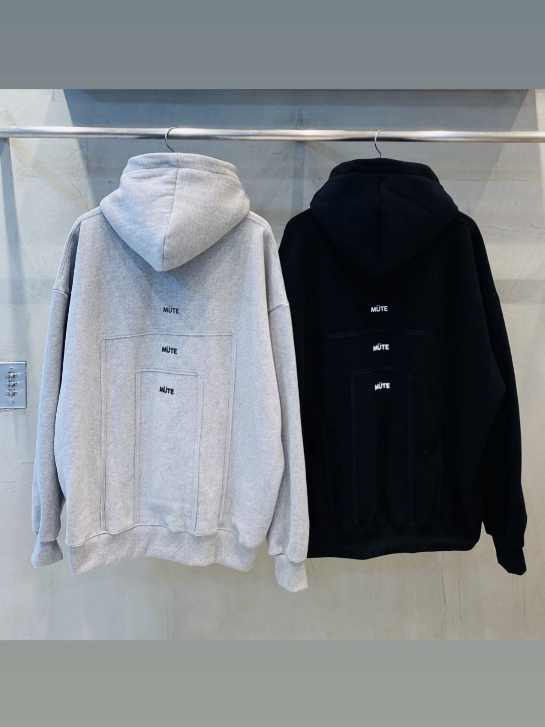 OverSize英文字連帽衛衣(薄抓毛底) UNSTANDARD-137T