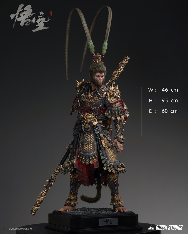 [訂金]Queen Studios 黑神話：悟空 - 天命人·大聖金甲 1/3 比例雕像