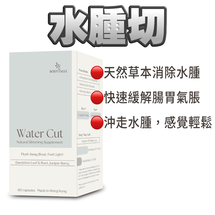 【沖走浮腫・人輕鬆】Water Cut 水腫切