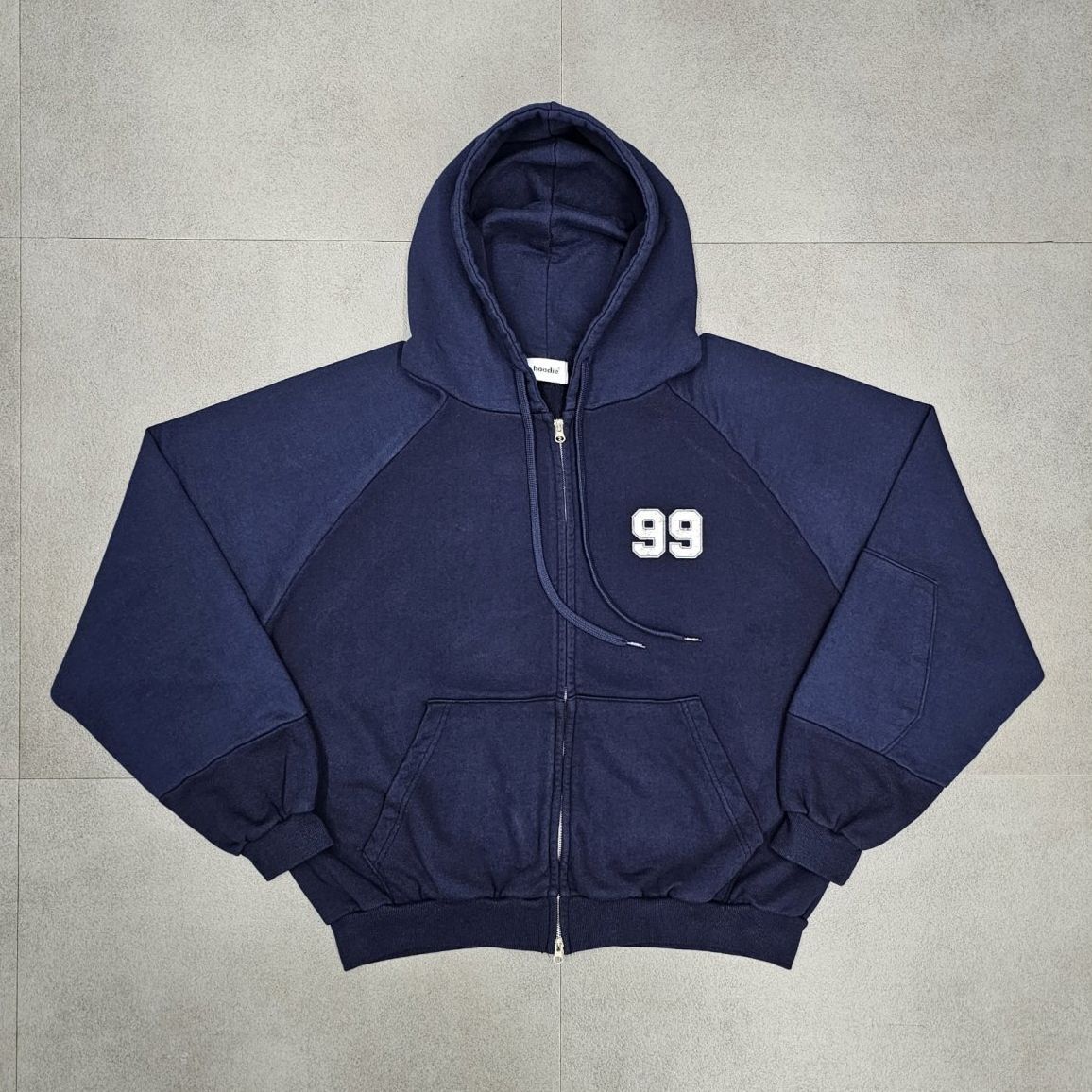 數字連帽拉鍊外套 HD-034JK