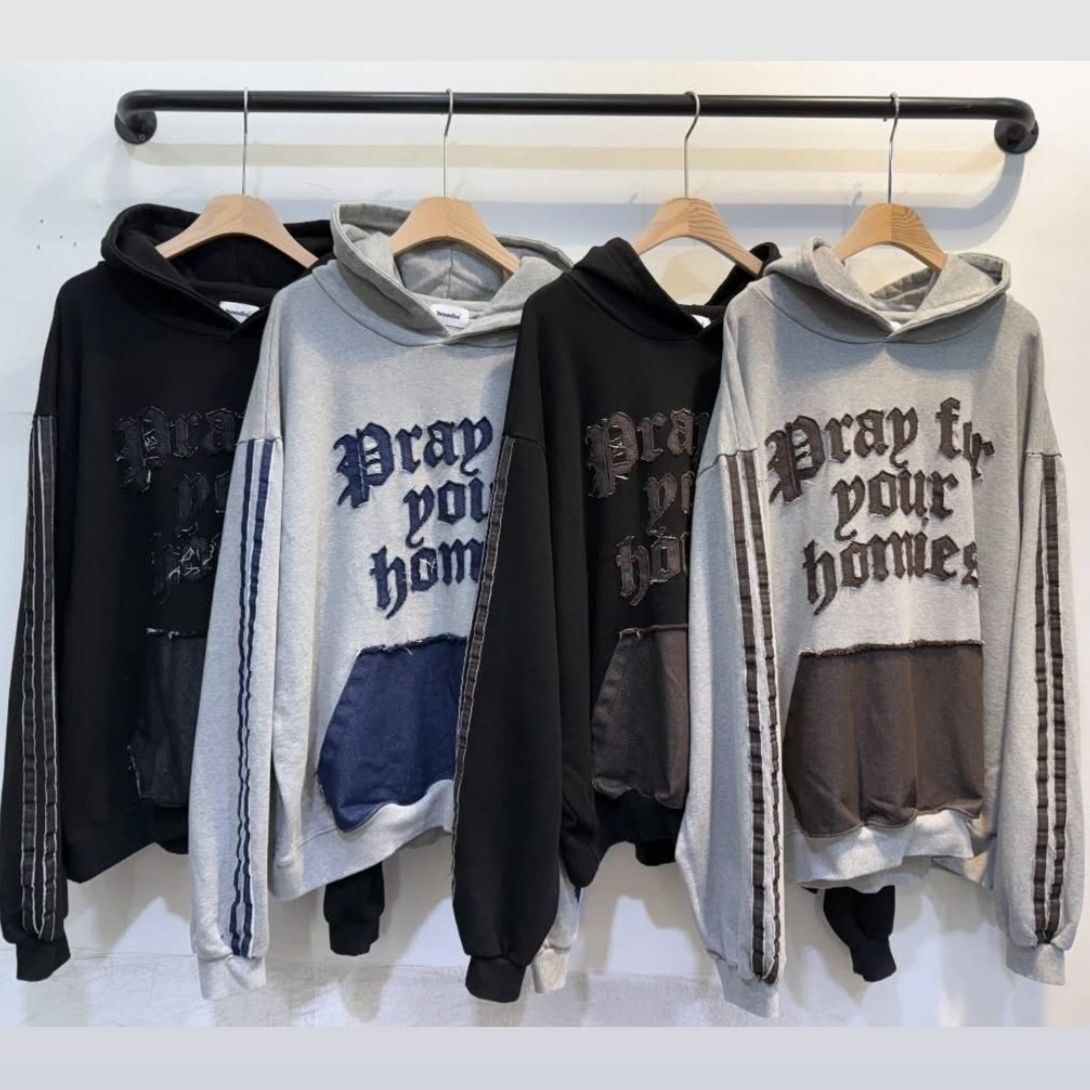 OverSize英文字連帽衛衣 HD-035T