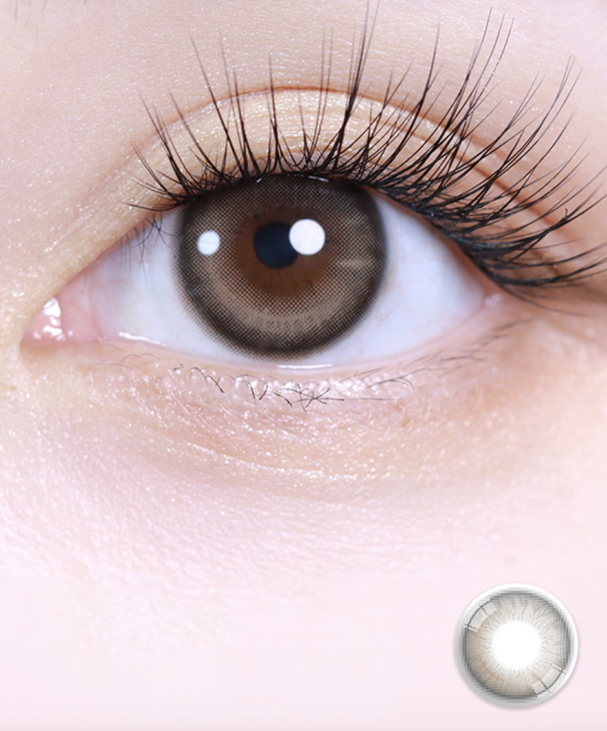 LensVery Butterflos 1 Month Beige  月拋彩妝隱形眼鏡｜每盒2片