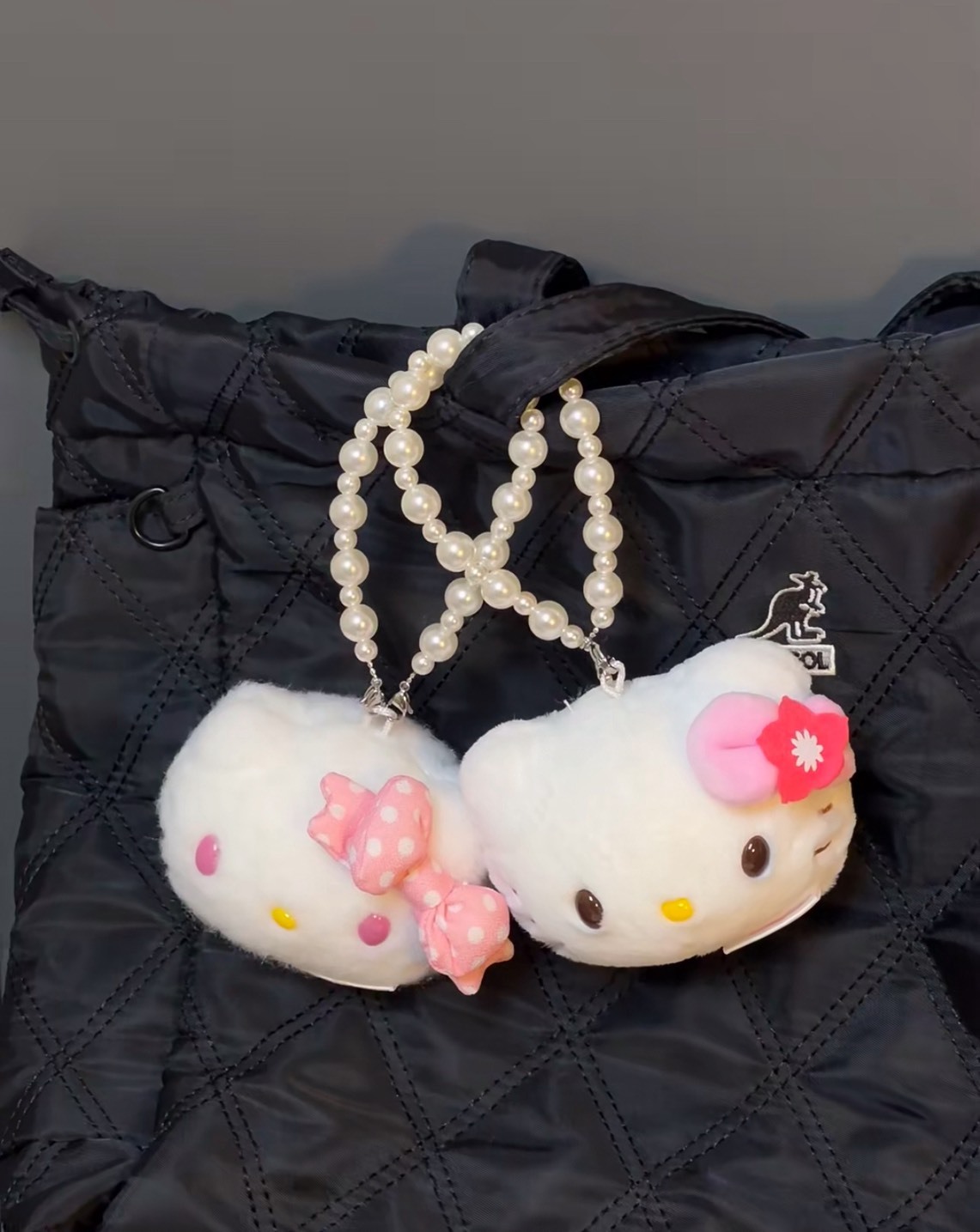 Kitty娃娃珍珠掛飾