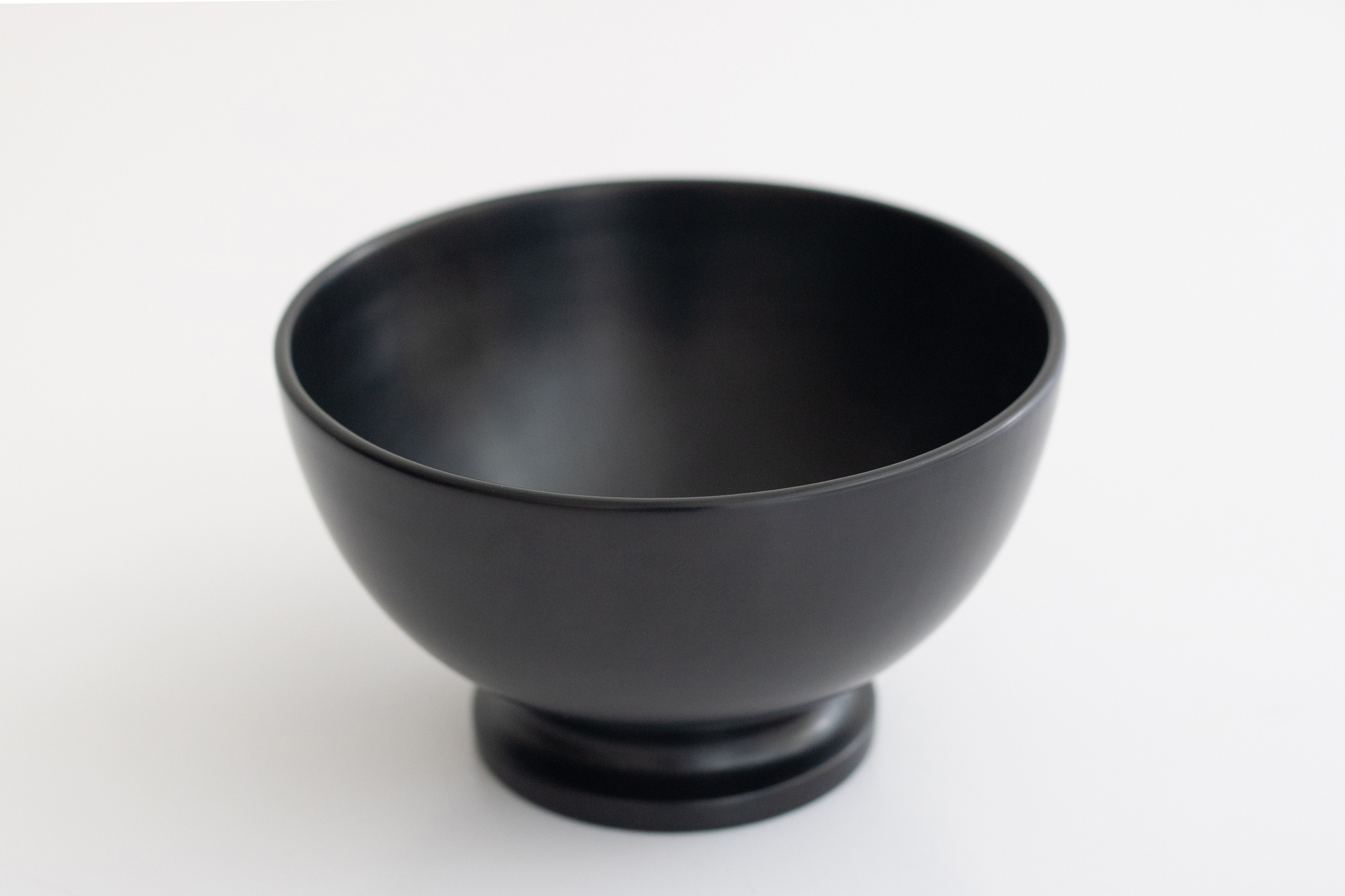 +g 猿山修 - 天雲/角高台碗 S 炭研/黑