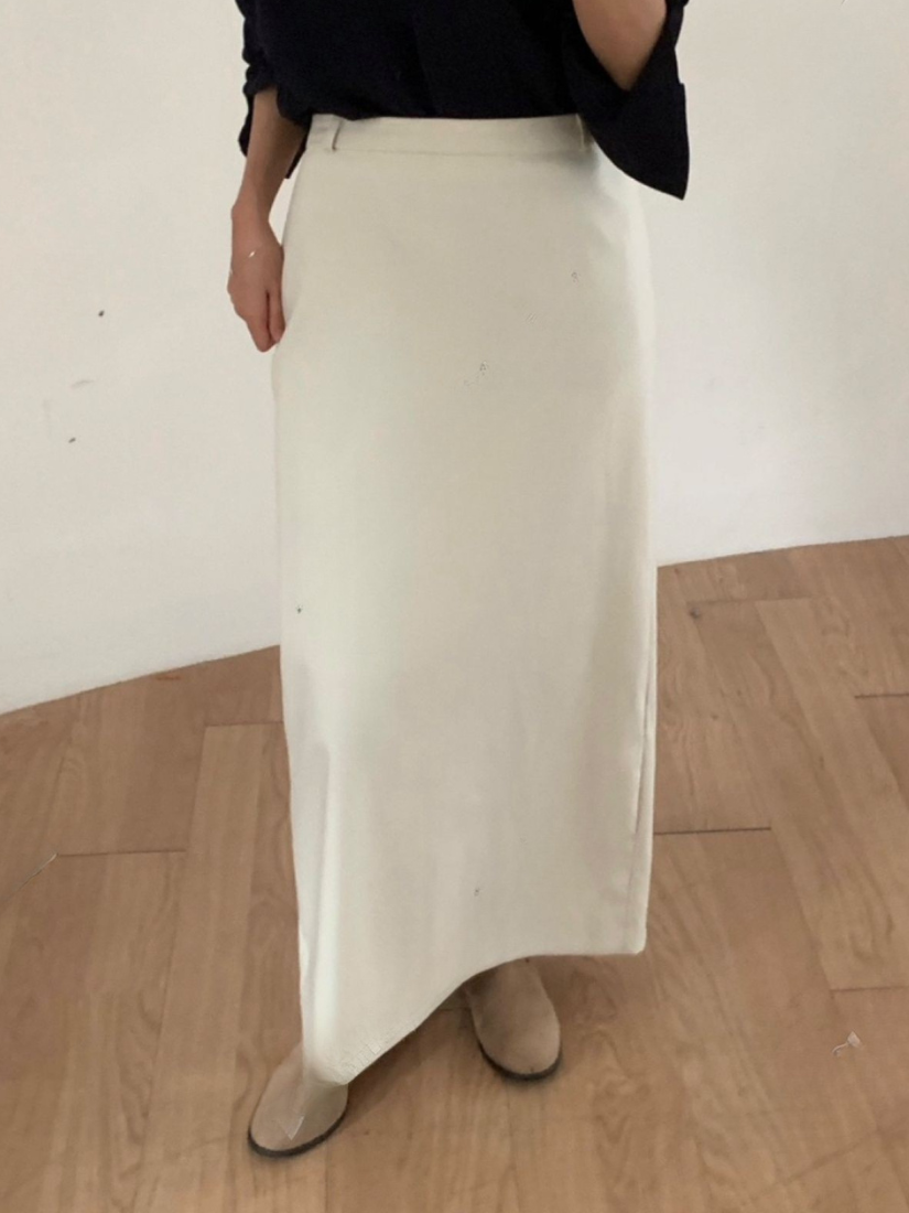 Keira Simple Elegant H-line Maxi Dress [ 3 colors / S,M ]