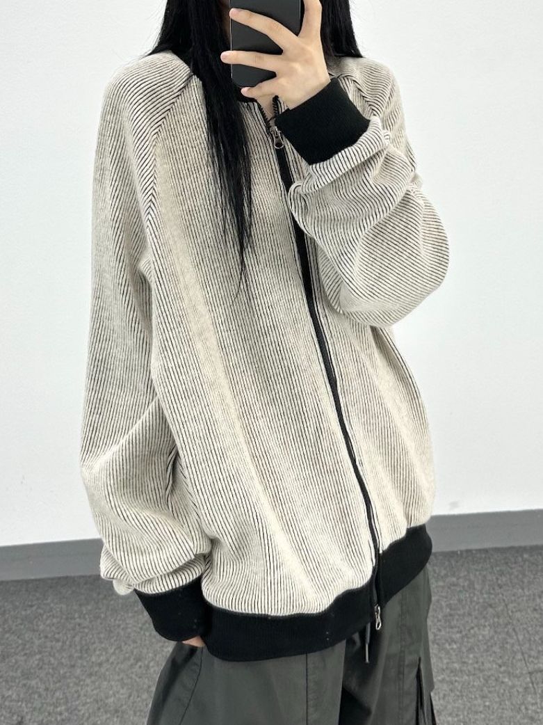 淨色拉鍊外套 LEAD-008JK