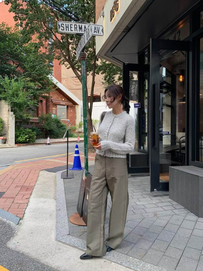 Ornette 極簡中線修身寬褲 [ 3色 / S,M ]