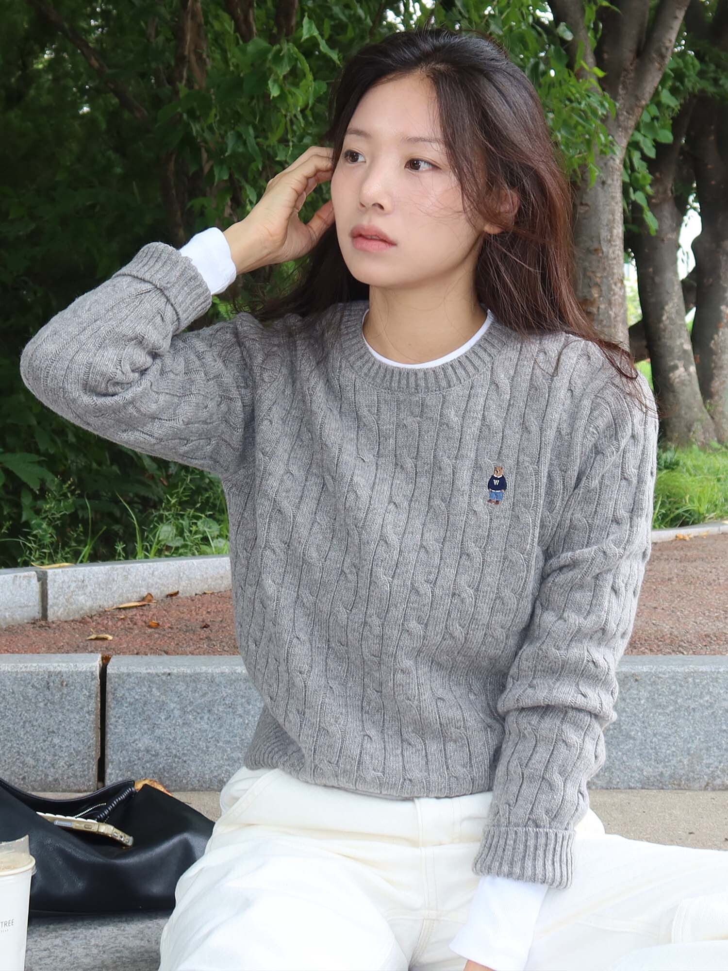 【感謝祭封館直播！入LIVECODE享超抵價$288@1😍🔥】【WHOAU】Steve Cable R-neck Pullover