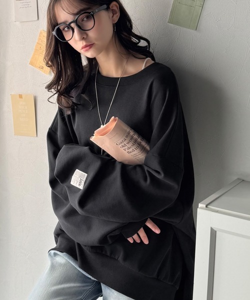 日本🇯🇵連線 JAVA 寬領泡泡袖休閒長袖T 寬鬆 運動衫 長袖 休閒 打底 套頭衫 6色(任買兩件711免運)/預購